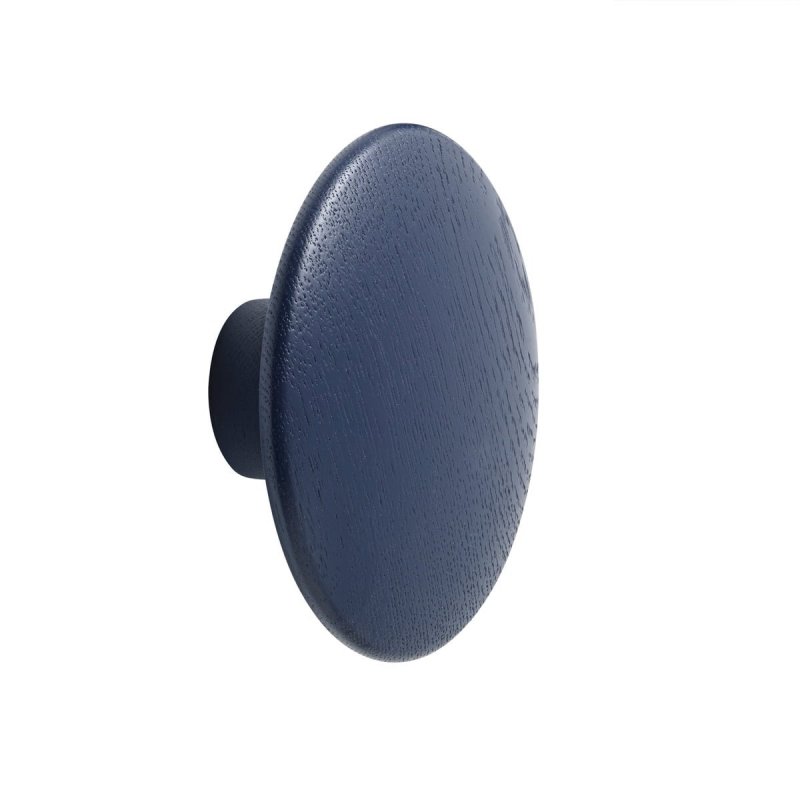 Muuto DOTS Wieszak Drewniany M - 13 cm Granatowy Night Blue