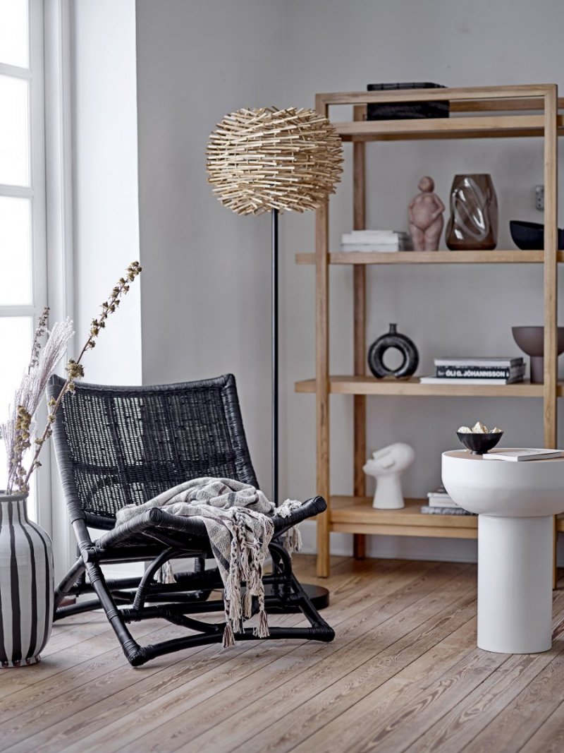 Bloomingville SKYE Regał na Książki z Dwustronnymi Półkami 161 cm / Dębowy