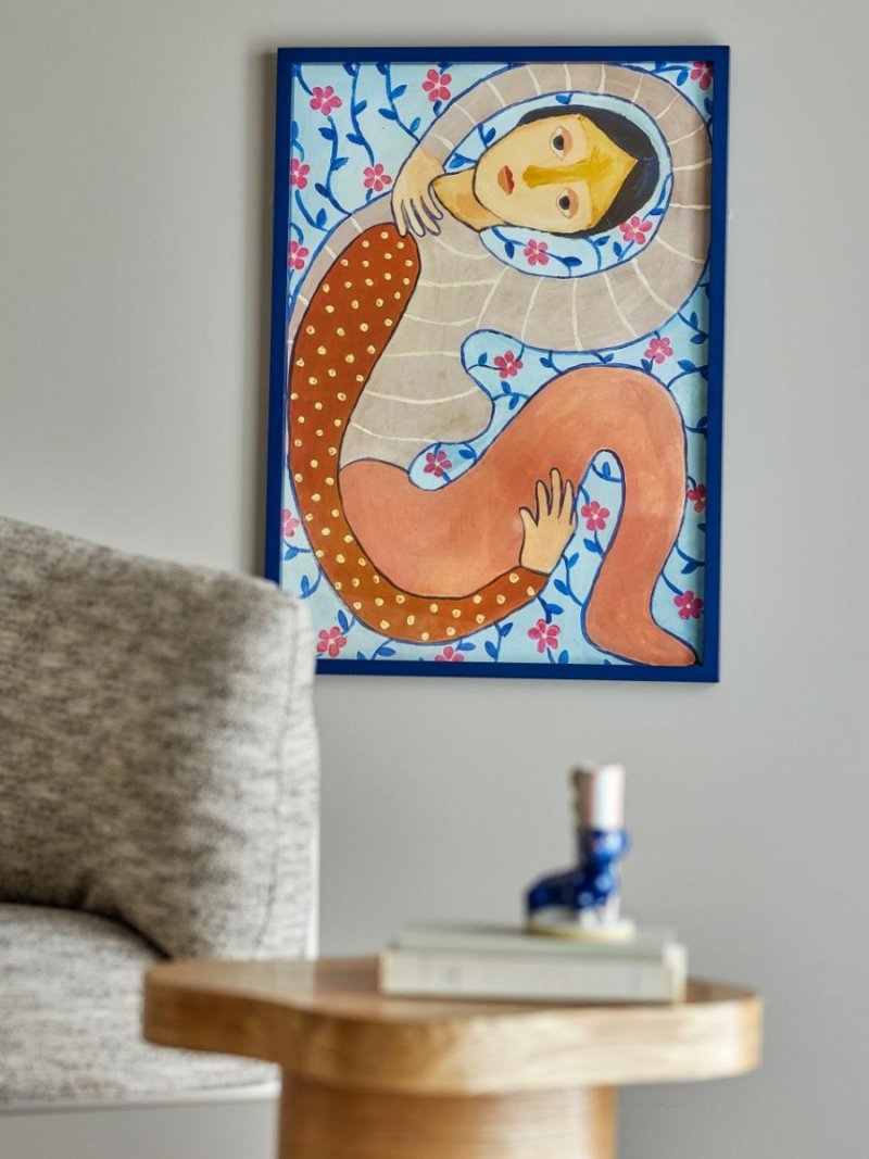 Obraz Floriesta Bloomingville w ramie kobieta