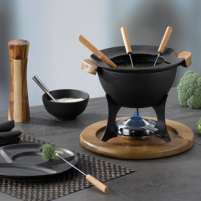 Kela COUNTRY Żeliwny Zestaw do Fondue dla 6 Osób
