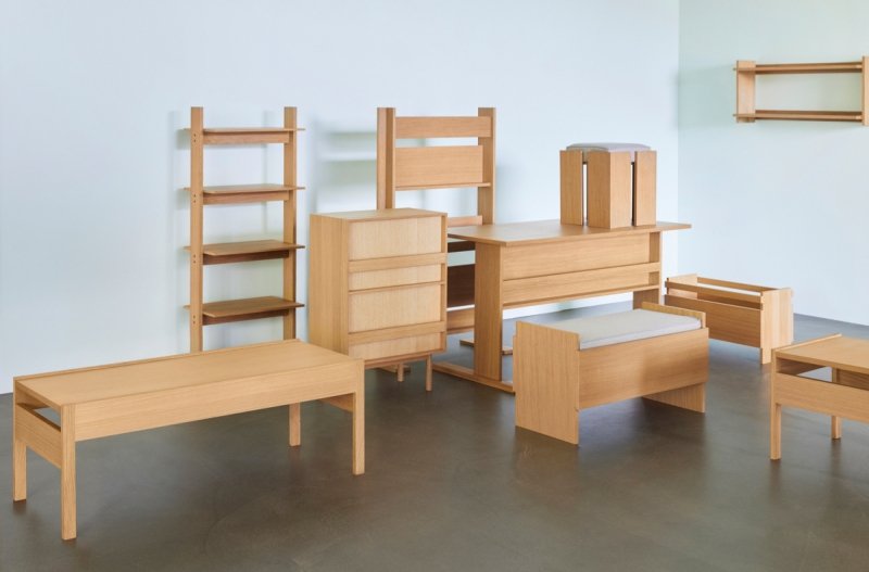Stołek Hübsch Forma w minimalistycznym wnętrzu