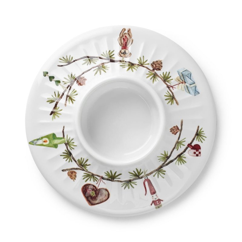 Świecznik adwentowy Hammershøi Kähler z porcelany