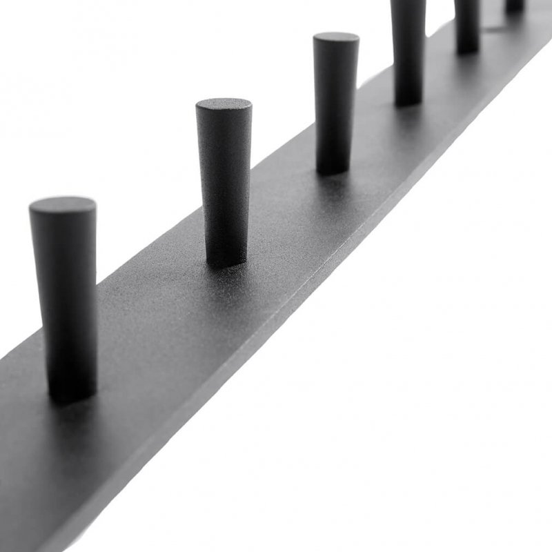 Muubs ATLANTA Listwa - Wieszak Ścienny na Ubrania 70 cm / Czarny