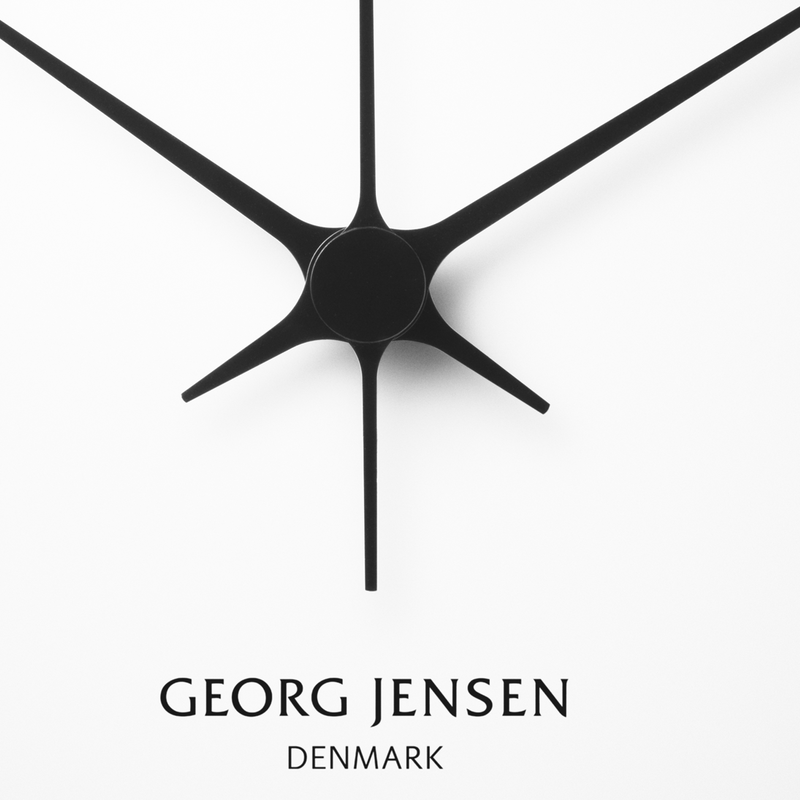 Georg Jensen KOPPEL Zegar Ścienny 40 cm Srebrny