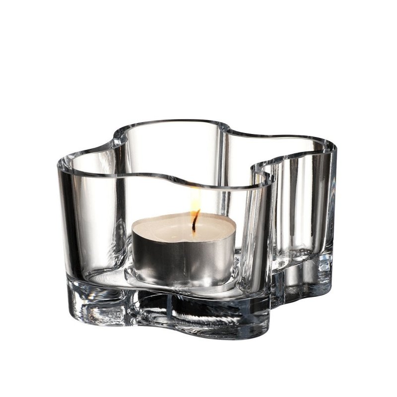 Iittala AALVAR AALTO Świecznik Tealight  / Przezroczysty