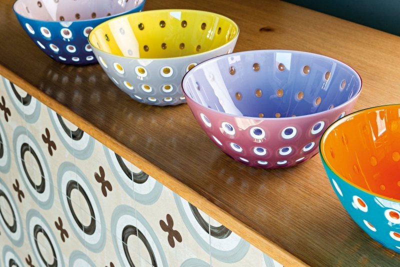 Guzzini LE MURRINE Miska 25 cm / Zielona