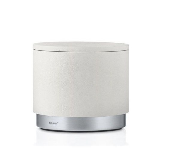 Blomus ARA Pojemnik Łazienkowy z Pokrywką - Biały