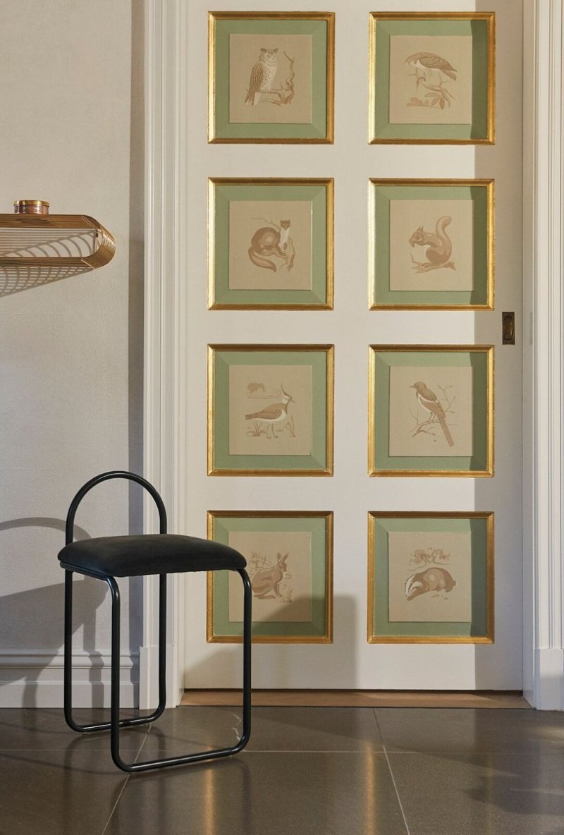 Aytm ANGUI Krzesło Czarne - Siedzisko Czarna Skóra