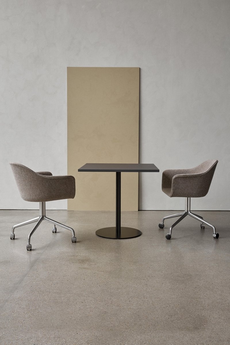 Menu HARBOUR COLUMN Stół 60x70 cm Blat Dębowy - Czarny