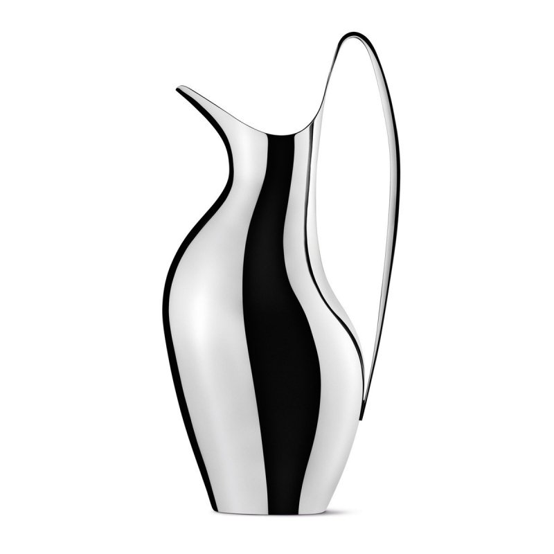 Georg Jensen HENNING KOPPEL Stalowy Dzbanek 1,9 l / Srebrny Polerowany