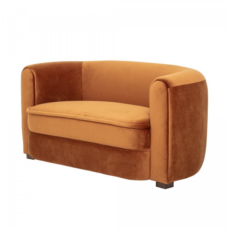 Bloomingville MALALA Sofa - Kanapa Tapicerowana / Brązowa