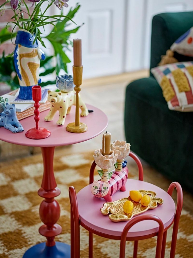 Annan Side Table – artystyczny stolik Bloomingville z metalu