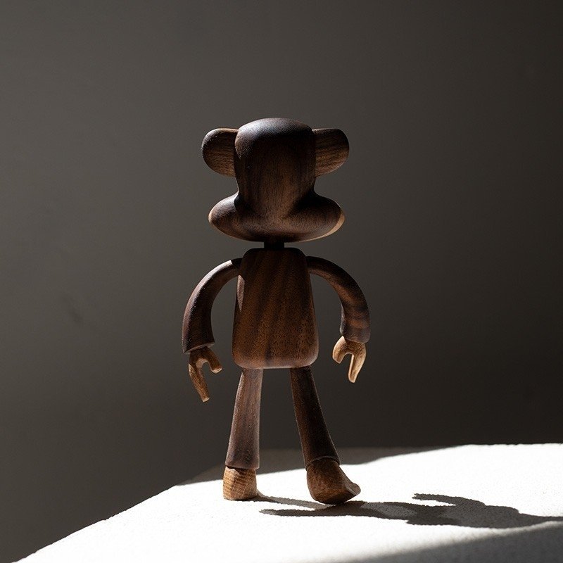 boyhood &amp; Paul Frank JULIUS Małpka 15 cm  / Drewno Orzechowe