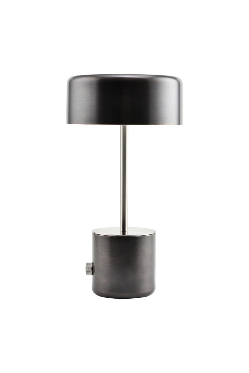 House Doctor BRING Bezprzewodowa Lampa Stołowa - Biurkowa LED Srebrna Antique