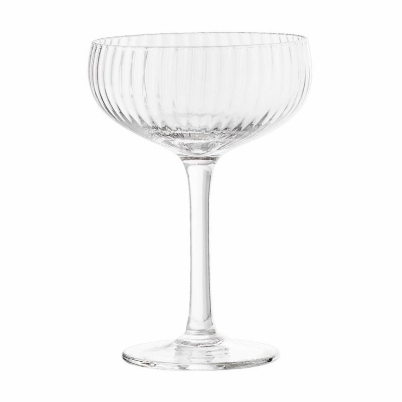 Bloomingville ASTRID Kieliszek do Szampana 250 ml / Ryflowany