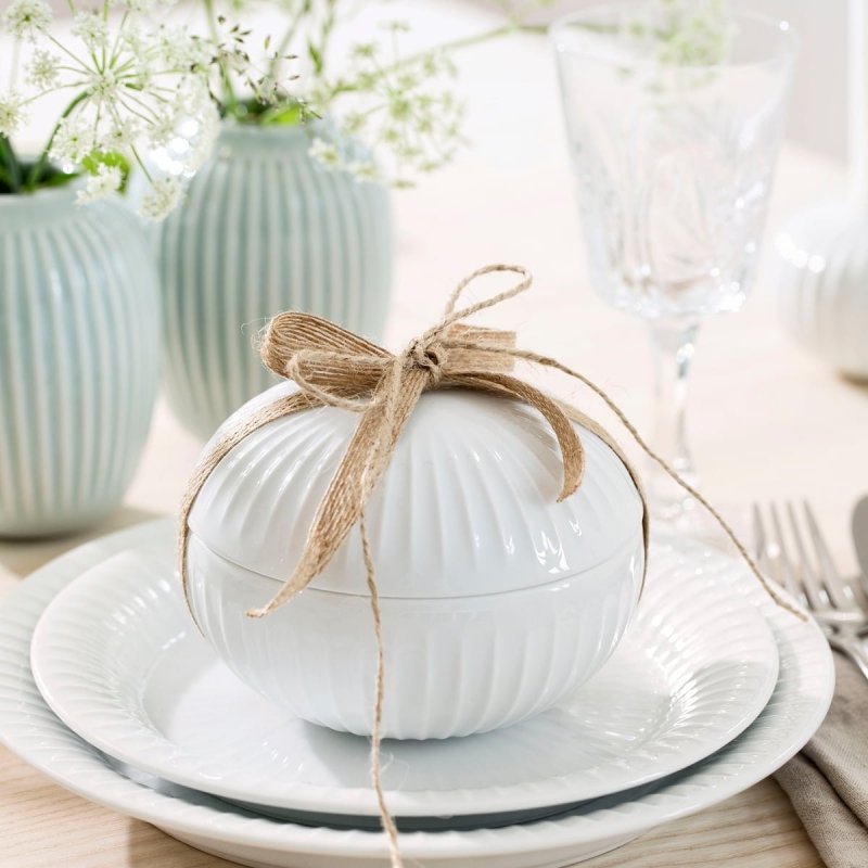 Kähler HAMMERSHØI Bomboniera 12 cm Biała