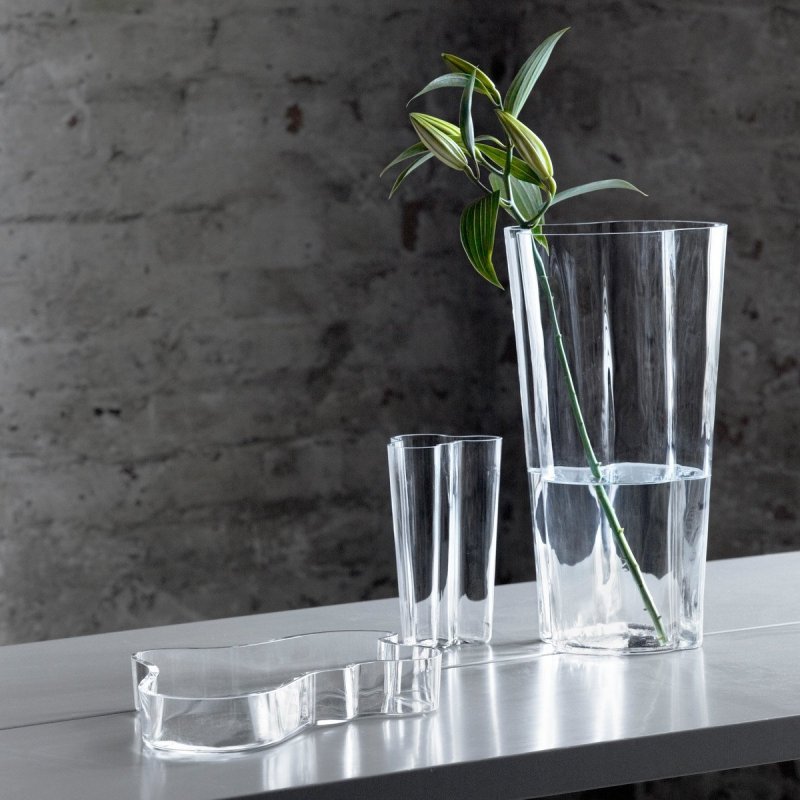 Iittala AALVAR AALTO Wazon do Kwiatów 12 cm Przezroczysty