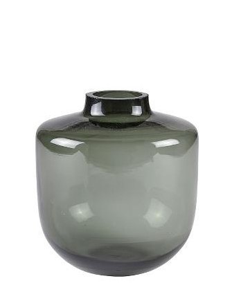 Villa Collection SCANDI Szklany Wazon do Kwiatów 15 cm / Szary