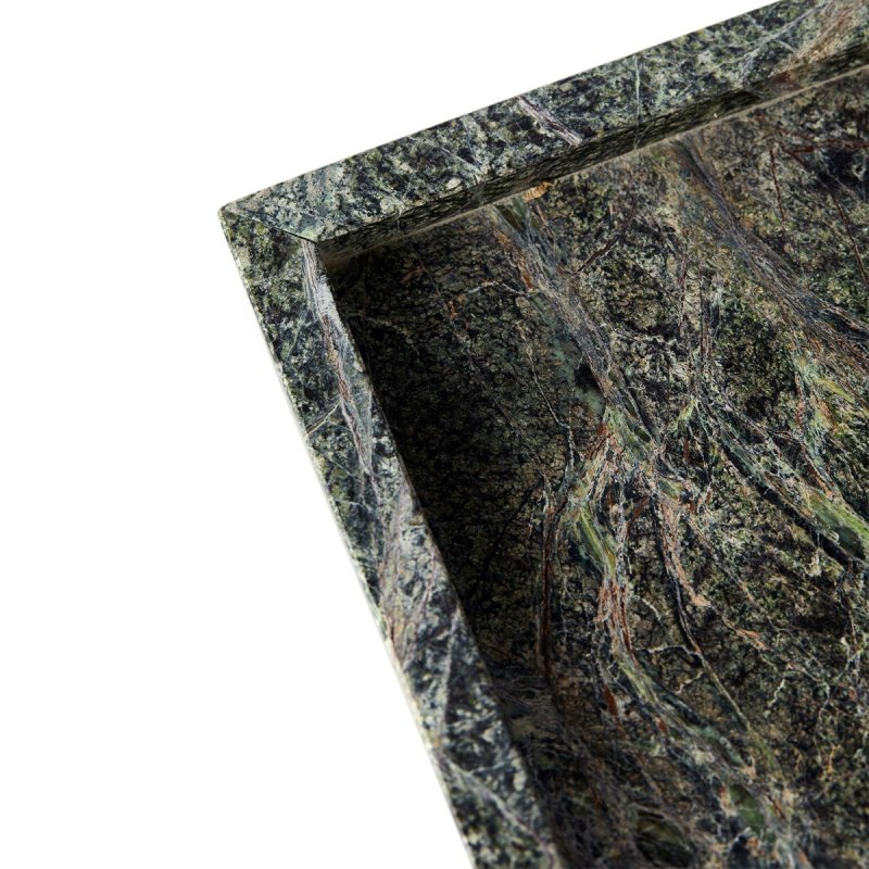 Muubs VITA Podstawka - Taca Marmurowa 20x30 cm / Zielona