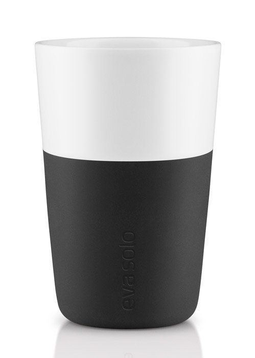 Eva Solo CAFFE Kubki do Kawy Latte 360 ml 2 Szt. Czarne