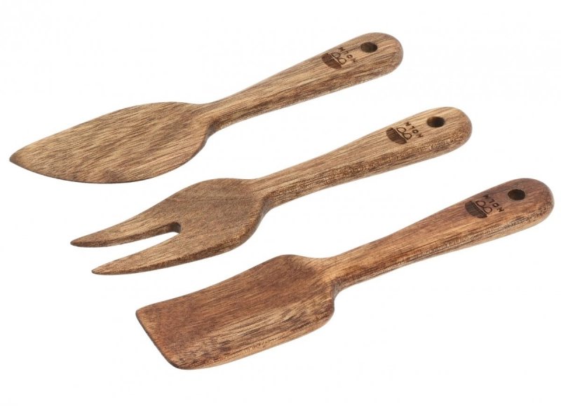 Holm WOODEN Zestaw do Serwowania Serów / Drewno Akacji