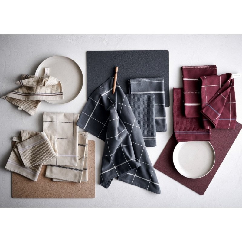 Rosendahl GAMMA Ręcznik Kuchenny - Bordowy