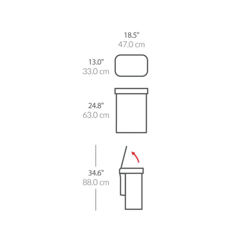 nowoczesny kosz premium z czujnikiem i voice control