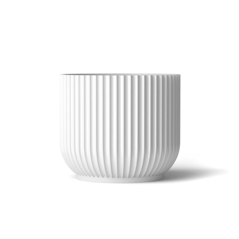 Lyngby CLASSIC Doniczka do Kwiatów 14 cm Biała