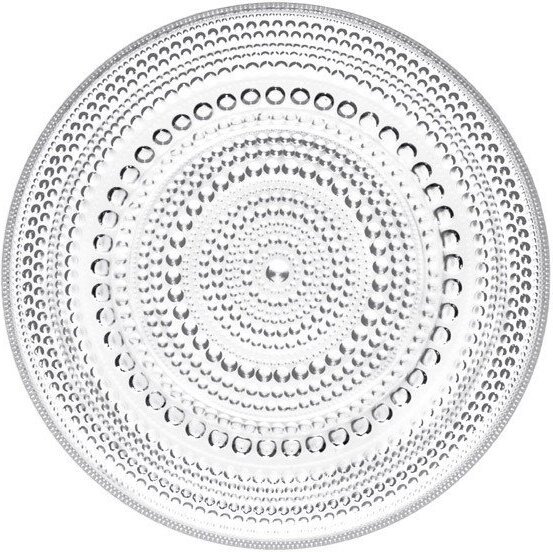 Iittala KASTEHELMI Talerz Szklany 17 cm / Przezroczysty