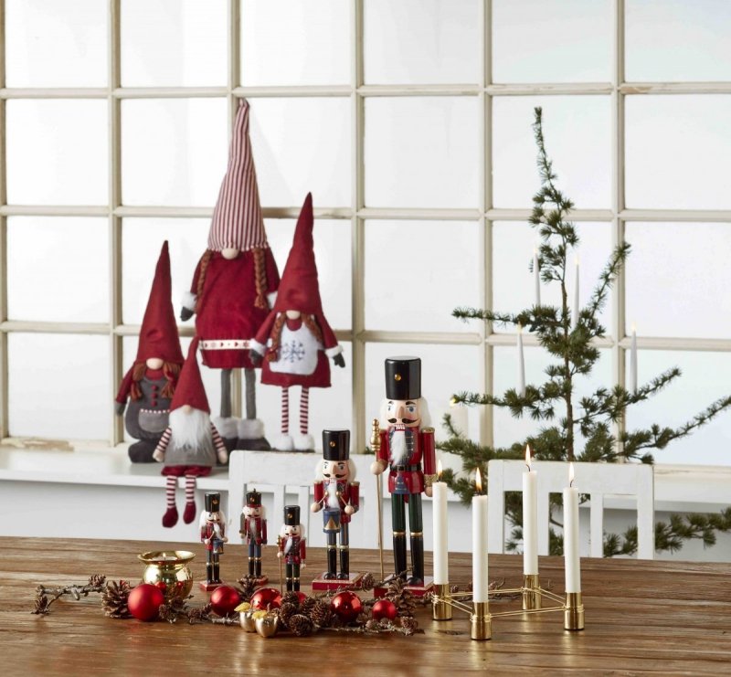 Scandinavia CHRISTMAS Świąteczny Skrzat / Krasnal Filcowy 80 cm Hen