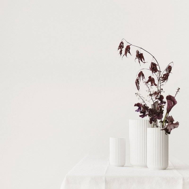 Lyngby Porcelain LYNGBY Wazon do Kwiatów 12 cm / Biały