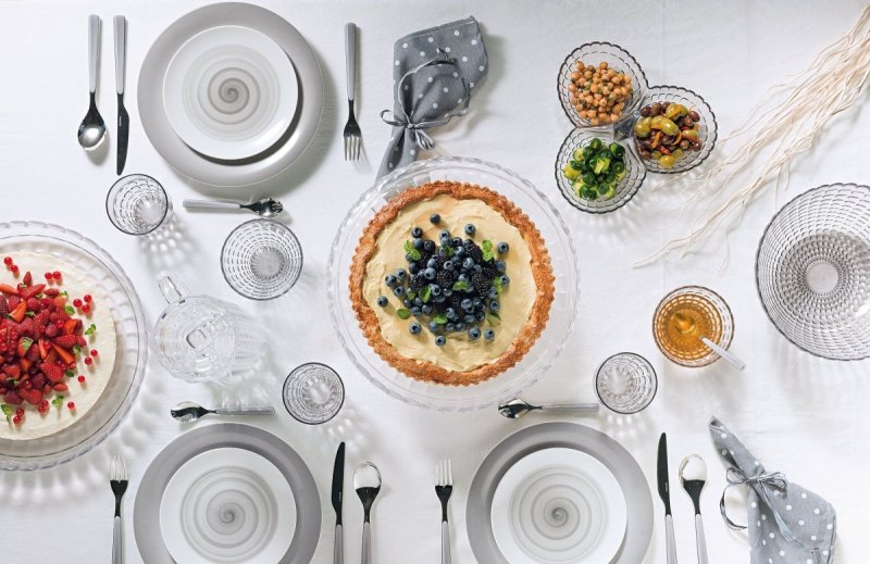 Guzzini TIFFANY Patera z Kloszem do Ciasta 30 cm / Piastacjowa