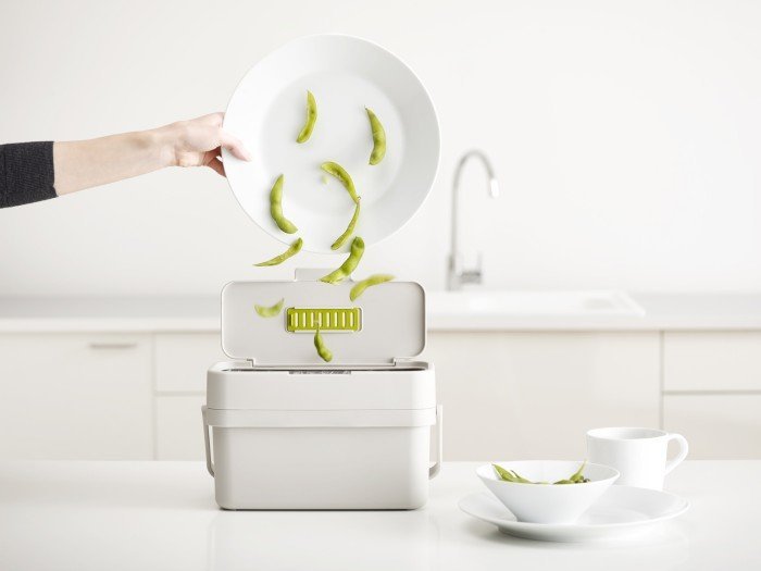 Joseph Joseph CAMPO Kompostownik - Pojemnik na Odpadki Organiczne - Szary