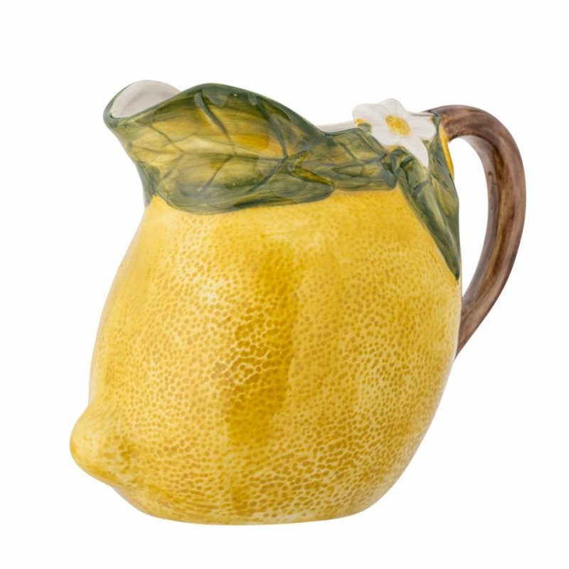 Bloomingville LIMONE Ceramiczny Dzbanek 1,3 l Cytryny / Żółty