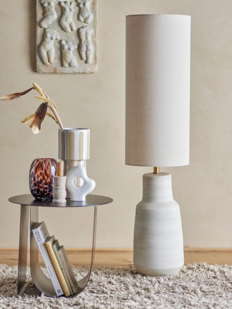 Bloomingville LINETTA Lampa Podłogowa 113 cm / Biała