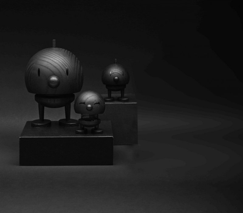 Hoptimist OAK Figurka Optymisty Bumble M - Czarny Dąb