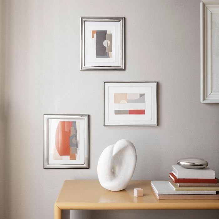 Designerska ramka Georg Jensen Deco ze stali nierdzewnej