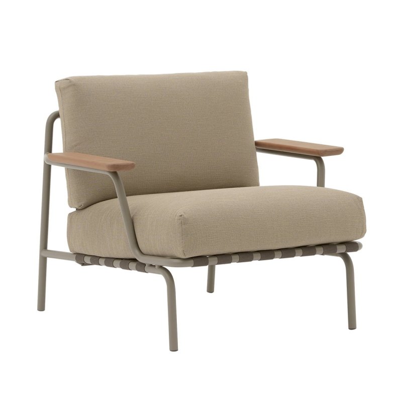 Muuto SETTLE Fotel Ogrodowy / Brązowy - Taupe