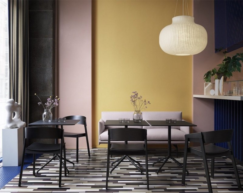 Muuto COVER SIDE Krzesło Drewniane - Zielone