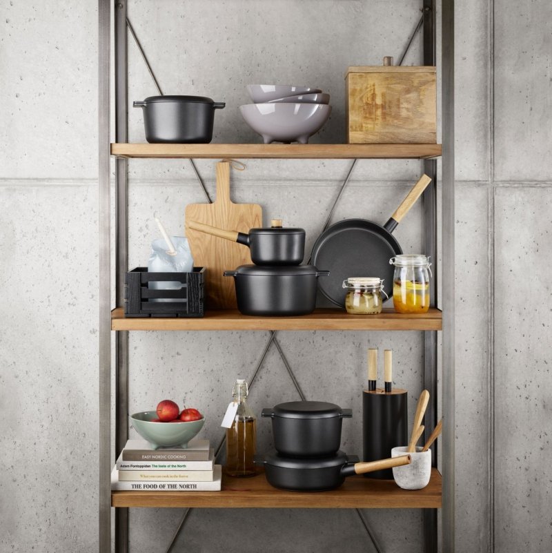 Eva Solo NORDIC KITCHEN Rondel z  Pokrywką 1,5 l Czarny