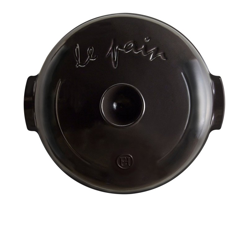 Emile Henry NATURE Ceramiczna Forma do Pieczenia Chleba 4,5 l Okrągła / Czarna