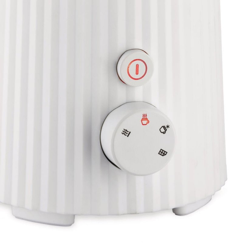 Alessi PLISSE Elektryczny Spieniacz / Ubijak do Mleka - Biały