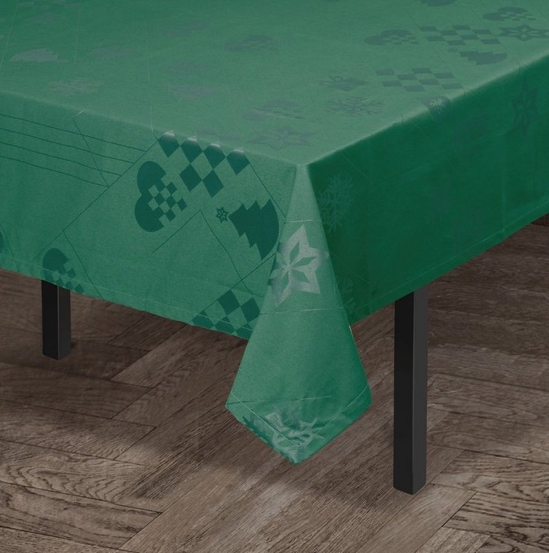 Rosendahl NATALE Bożonarodzeniowy Obrus Świąteczny 150x320 cm Zielony