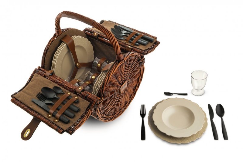 Alessi DRESSED - EN PLEIN AIR Szklanka Piknikowa z Tworzywa 4 Szt. 300 ml