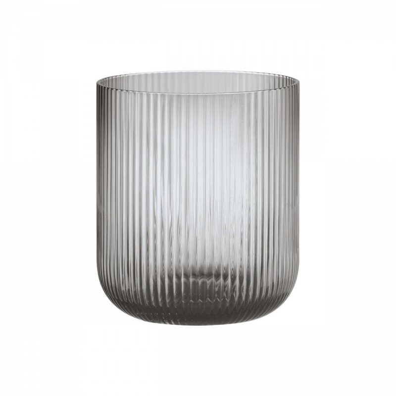 Blomus VEN Lampion - Świecznik Szklany 14 cm Szary