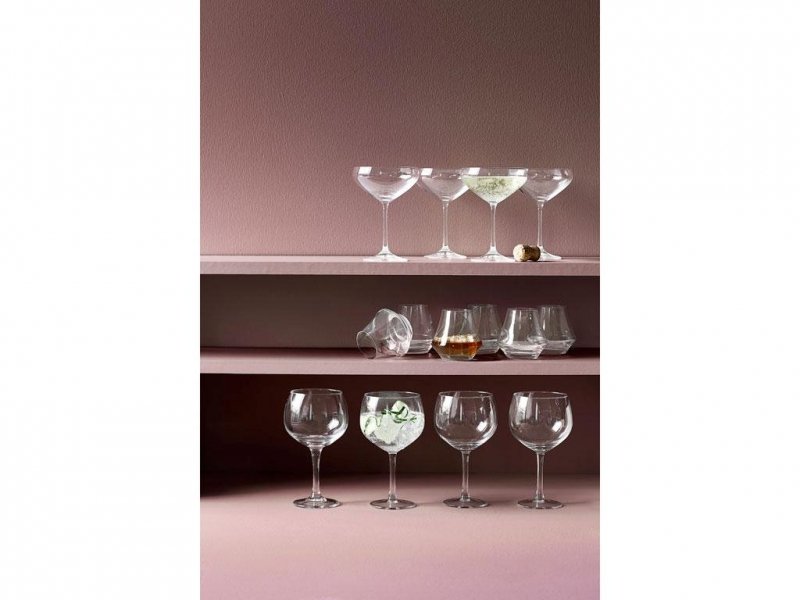 Lyngby Glass JUVEL Kieliszki Koktajlowe do Szampana 340 ml 4 Szt.