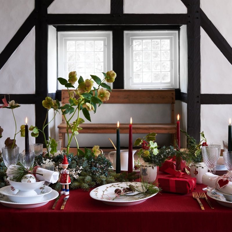 Kähler HAMMERSHØI CHRISTMAS Wazon Świąteczny 13 cm Biały