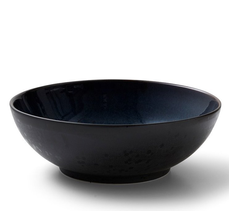 Bitz BLACK Salaterka - Miska 30 cm Czarna - Środek Granatowy