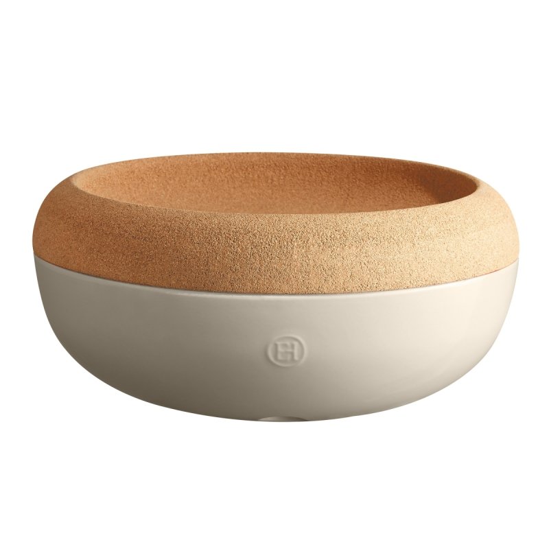 Emile Henry NATURAL Duża Misa na Owoce i Warzywa 35,8 cm / Kremowa