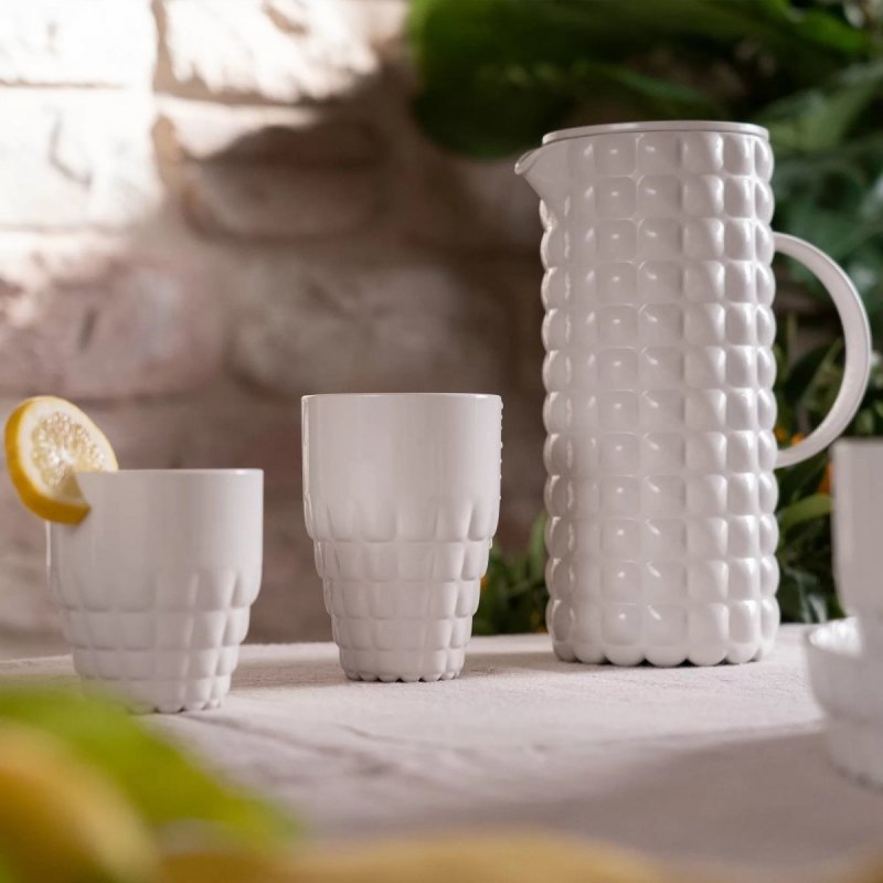 Guzzini TIFFANY Szklanka z Tworzywa 350 ml / Mlecznobiała